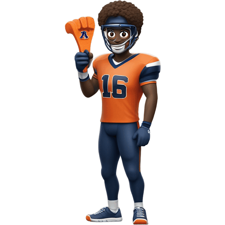 Auburn University super sports fan emoji