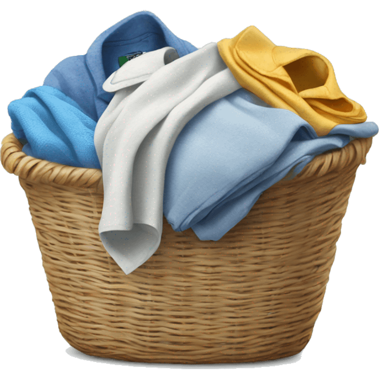 laundry pile in a basket emoji