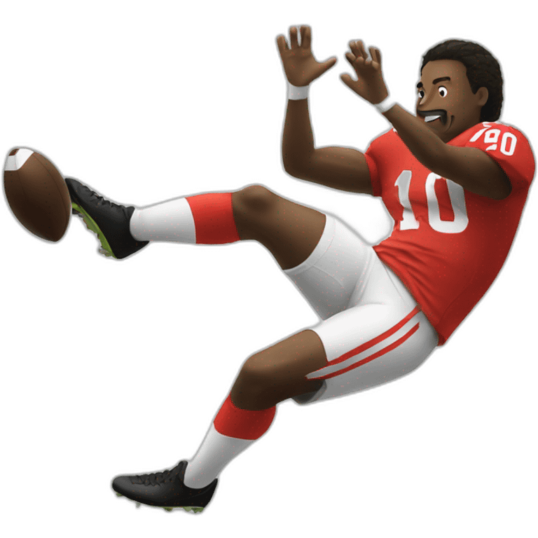 footbal kick emoji