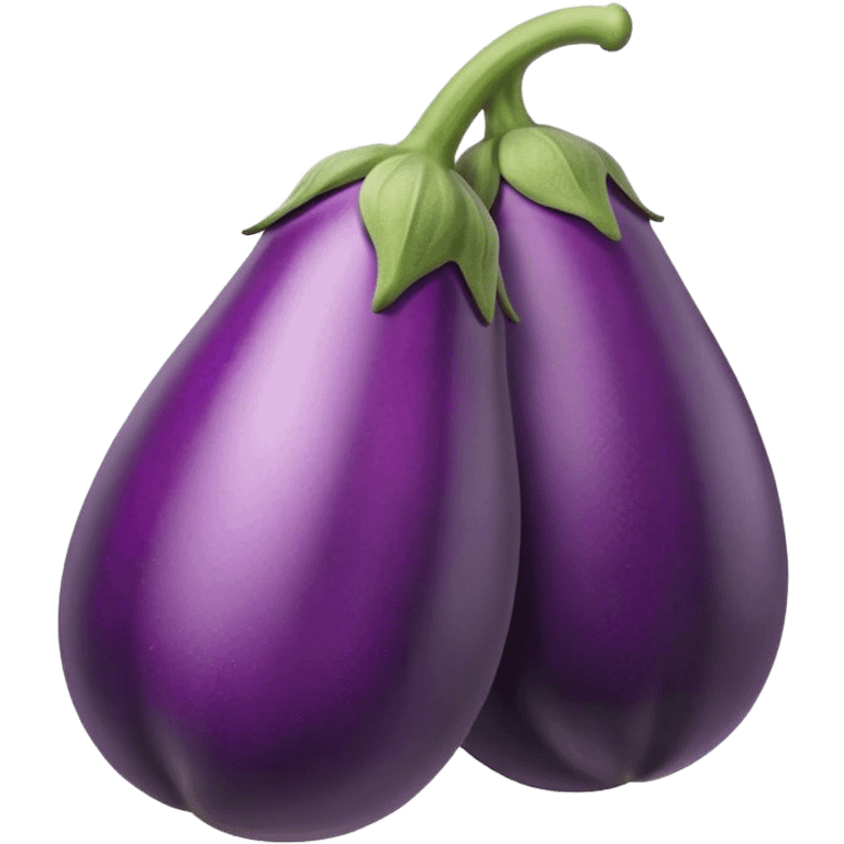 Skin color eggplants emoji