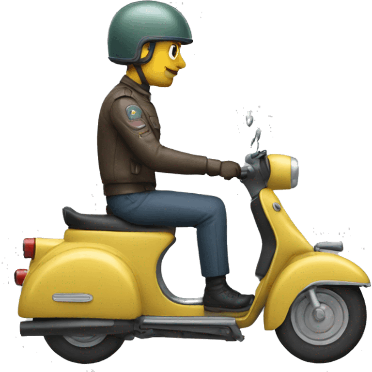 Staline en scooter emoji