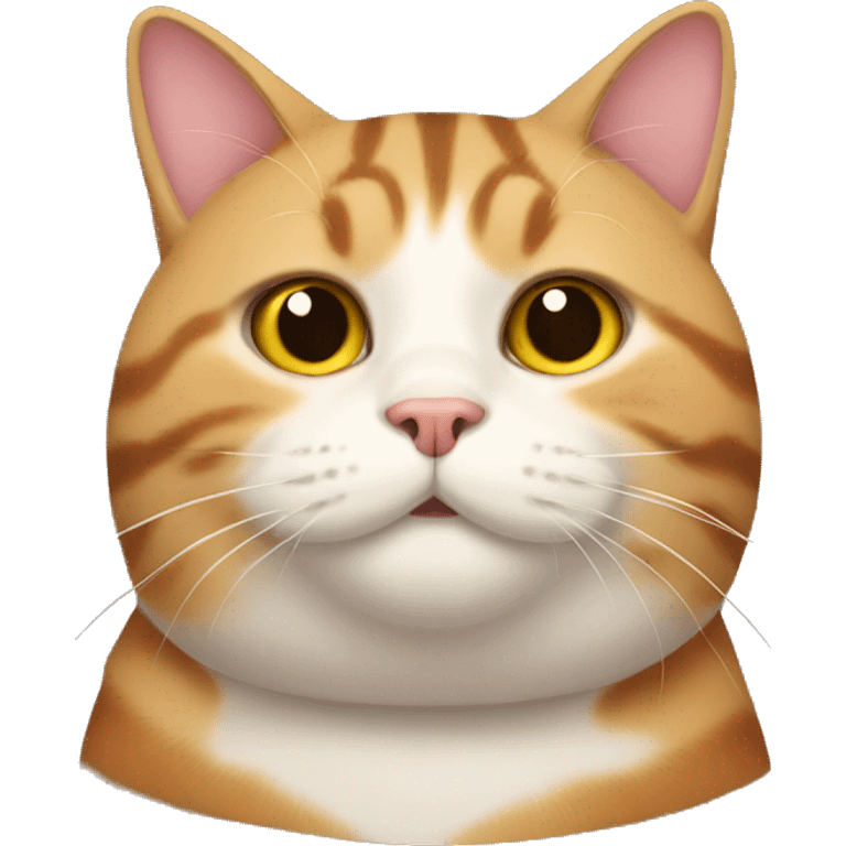 Fat tabby cat emoji