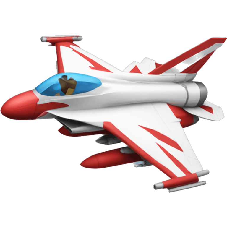 Fighter jet Santa clause  emoji