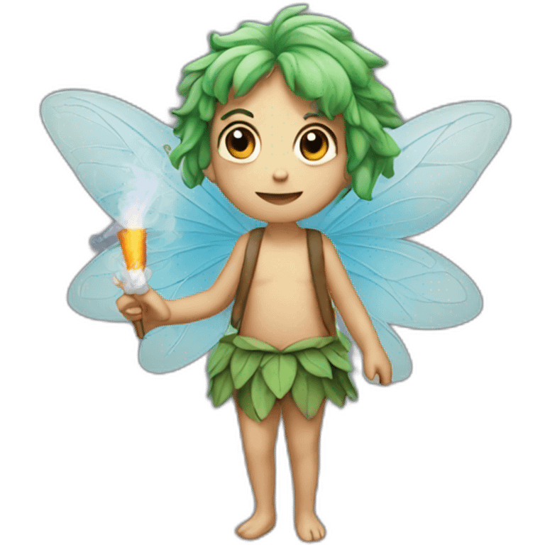 fairy with cigarette emoji