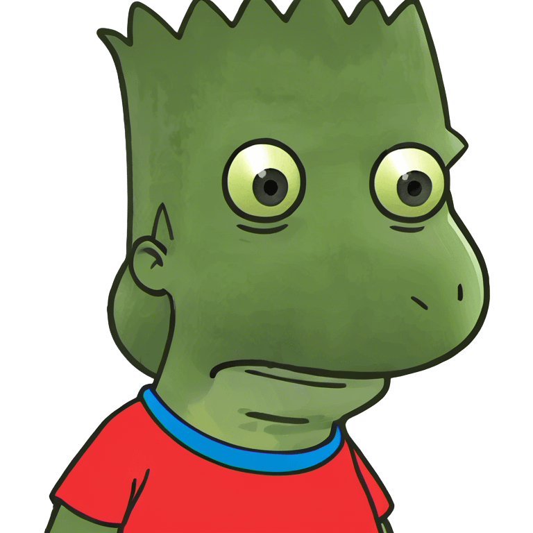 BART Simpson emoji