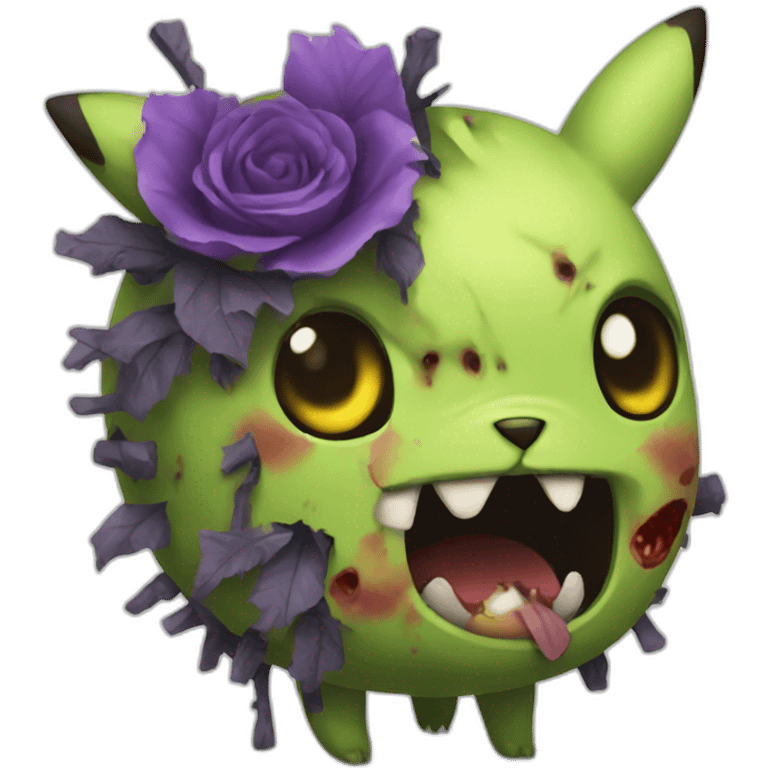 Zombie Pikachu emoji