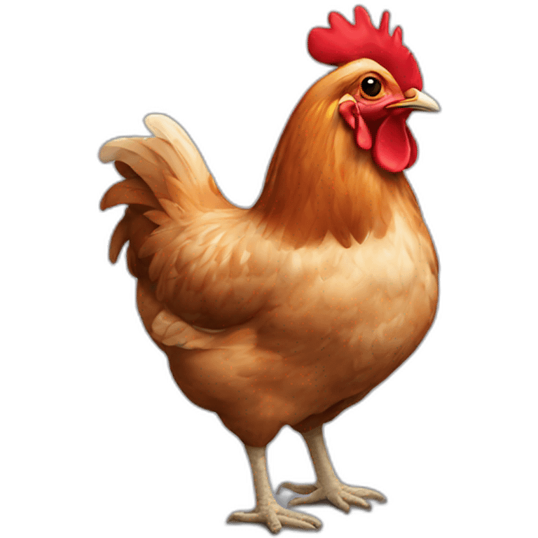 Hen emoji