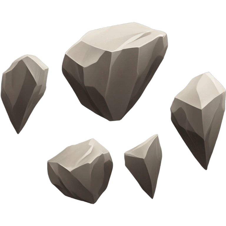 Sharp rocks emoji