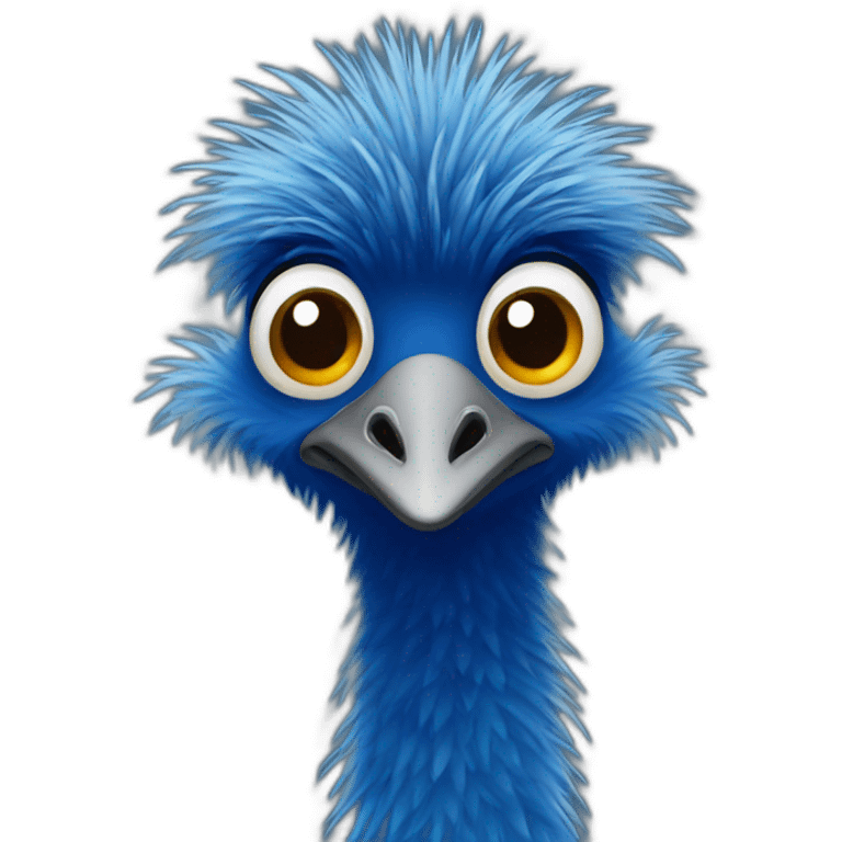 blue emu emoji