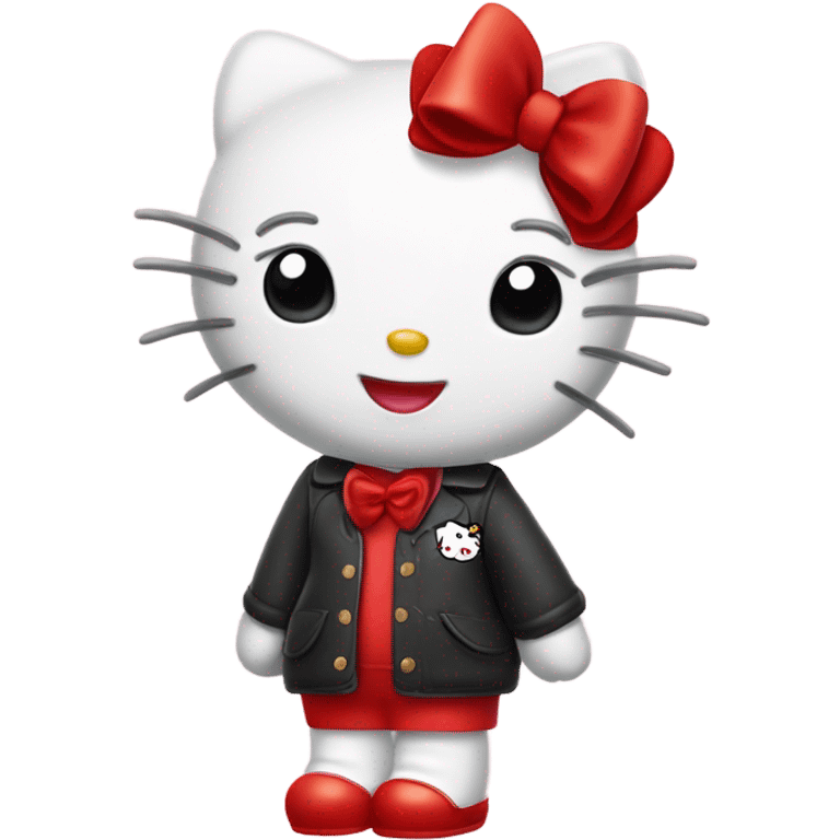 hello kitty blowing kisses emoji