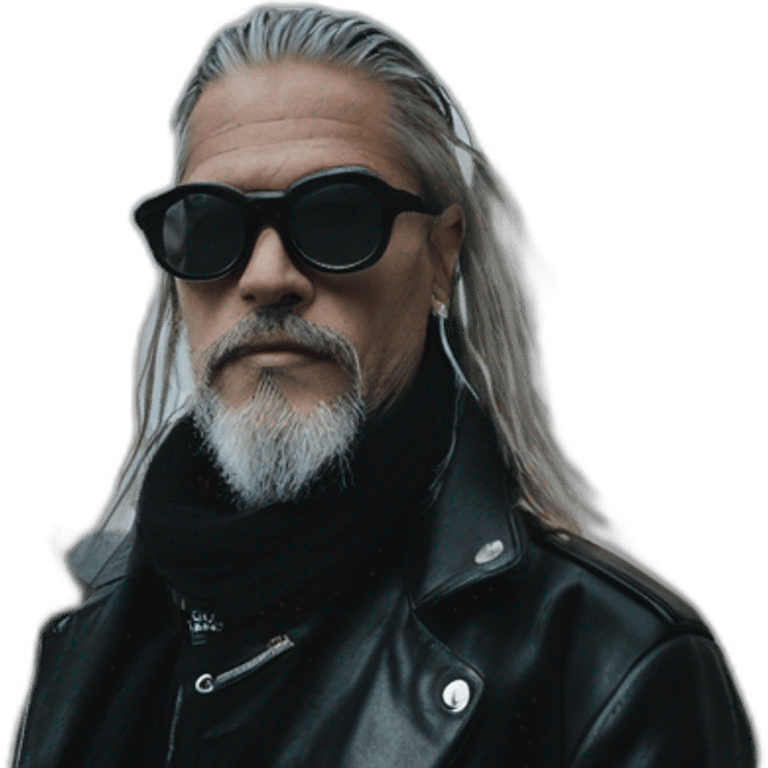 Sven Marquardt outside berghain emoji