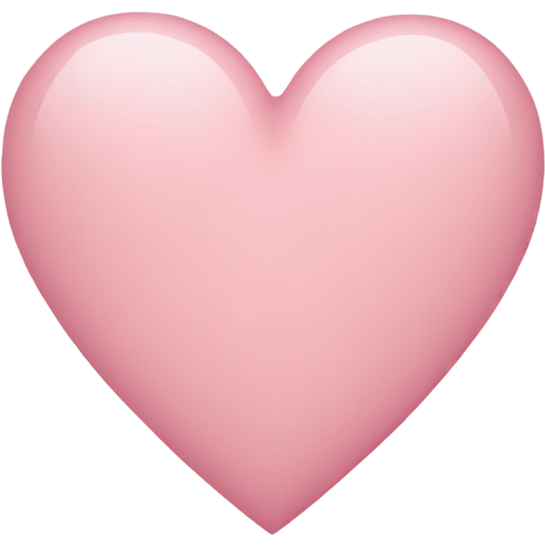 Light pink heart emoji