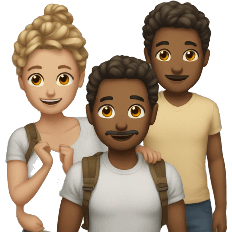 group of friend emoji