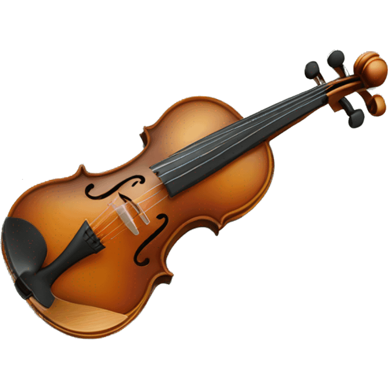 Flowers Violin with roses and wreath of pine needles emoji