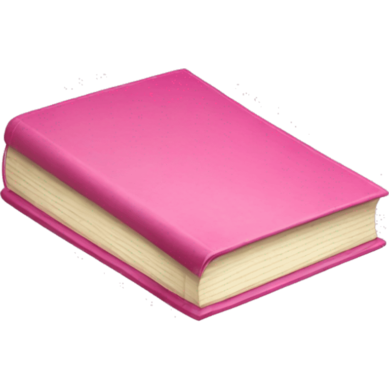 Pink book emoji