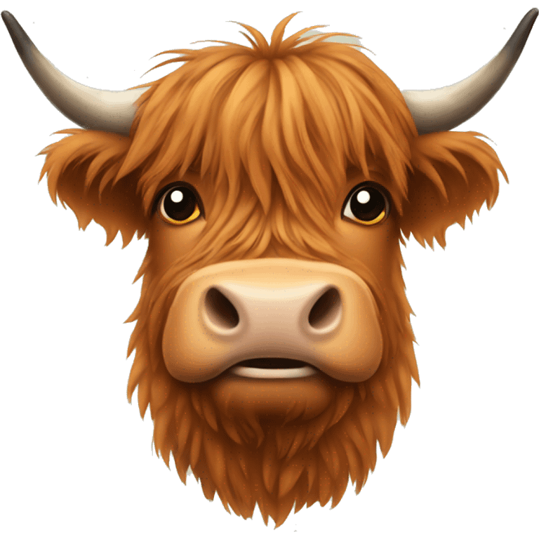 highland cow emoji