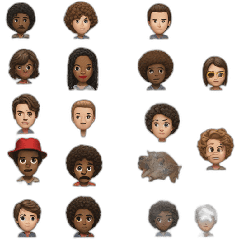 Stranger things emoji