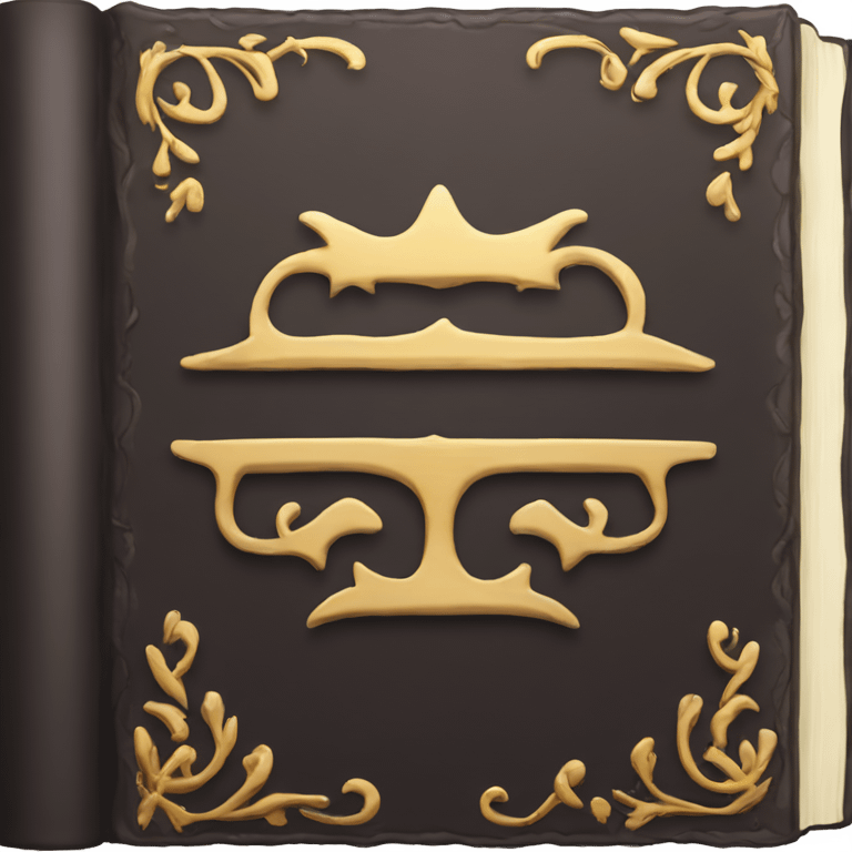 luxury dark book emoji