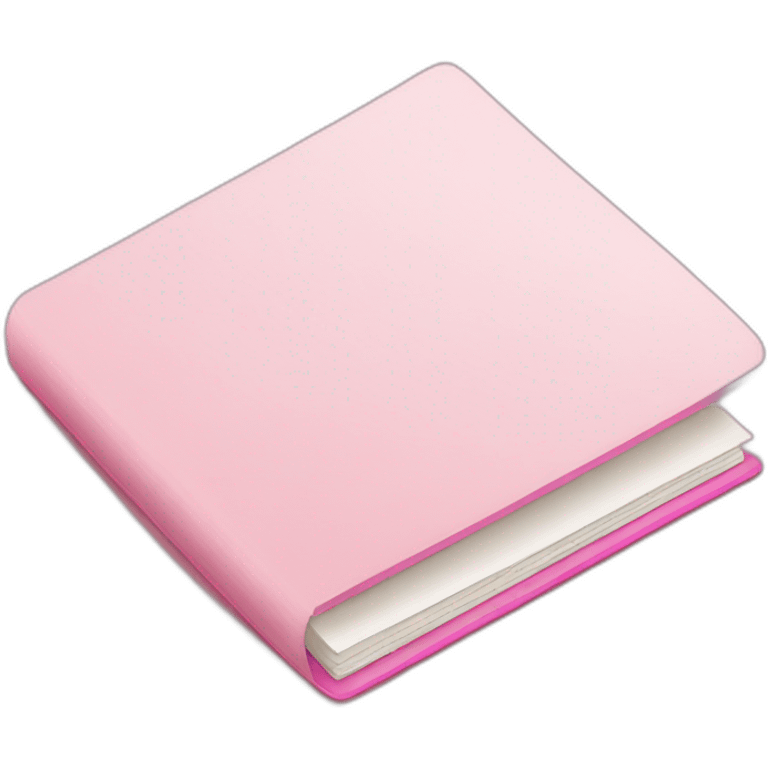 Pink notebook emoji