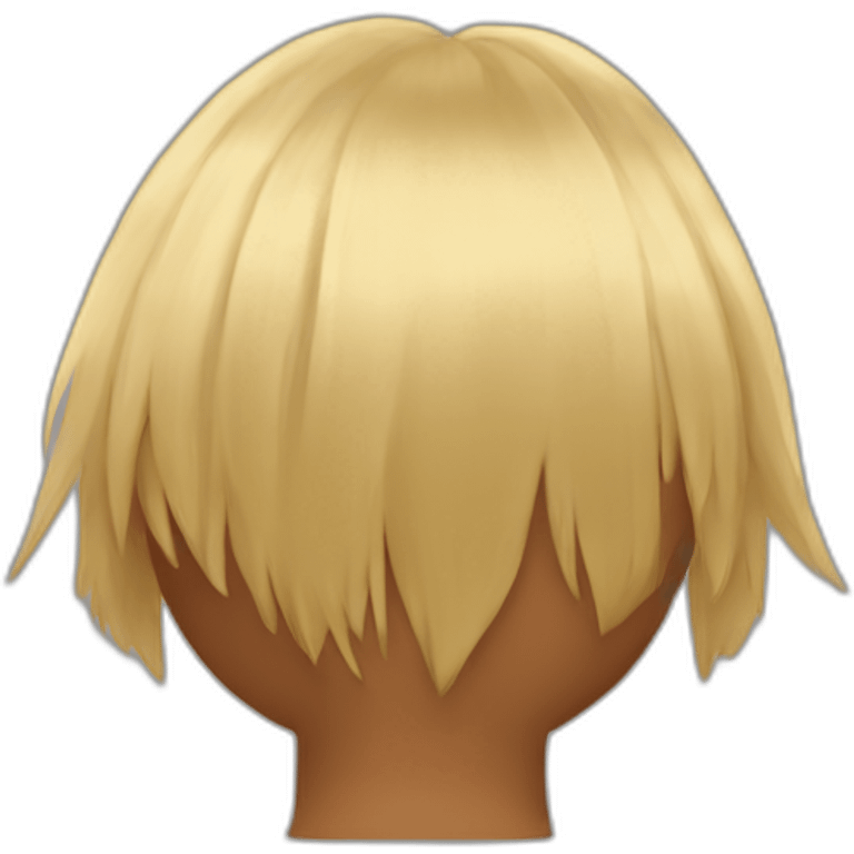 hair from behind emoji