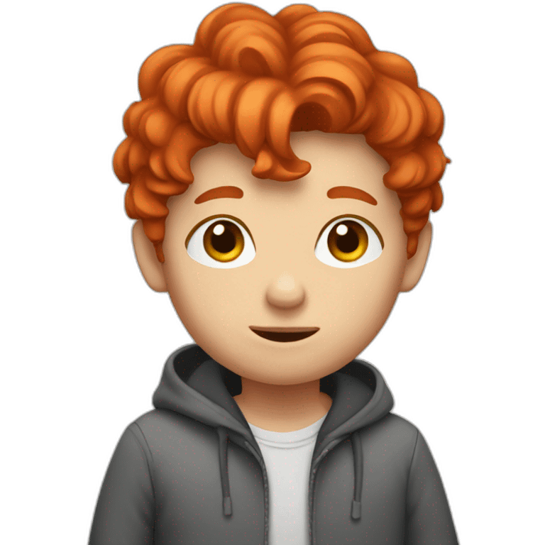 red hair boy emoji