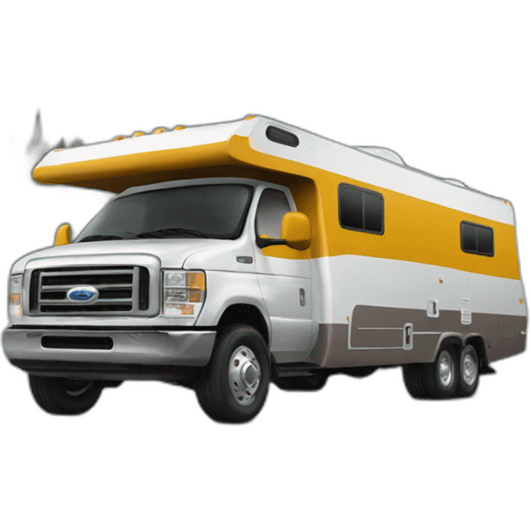 Compas motor home mountain emoji