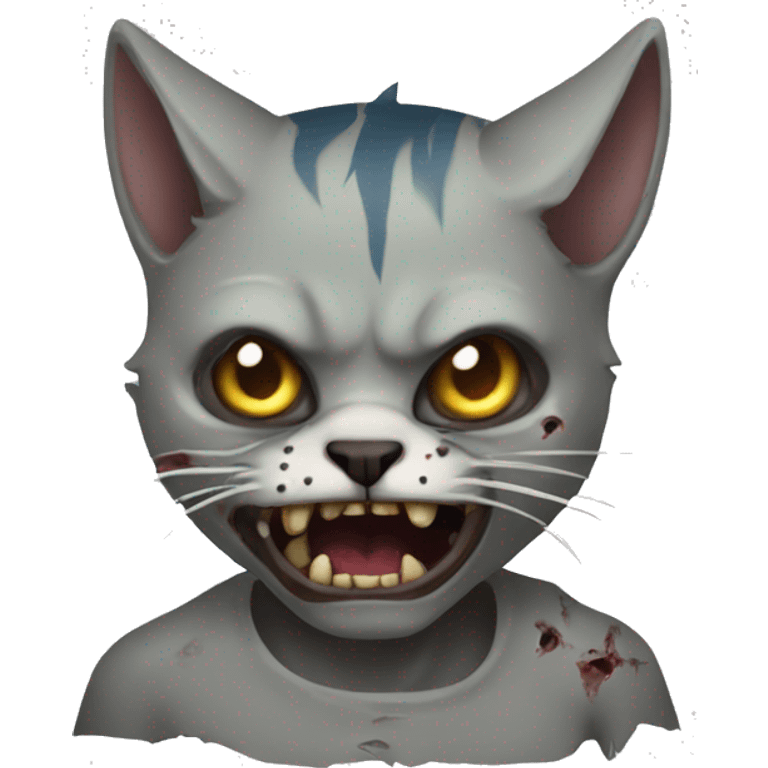 Gato zombie emoji