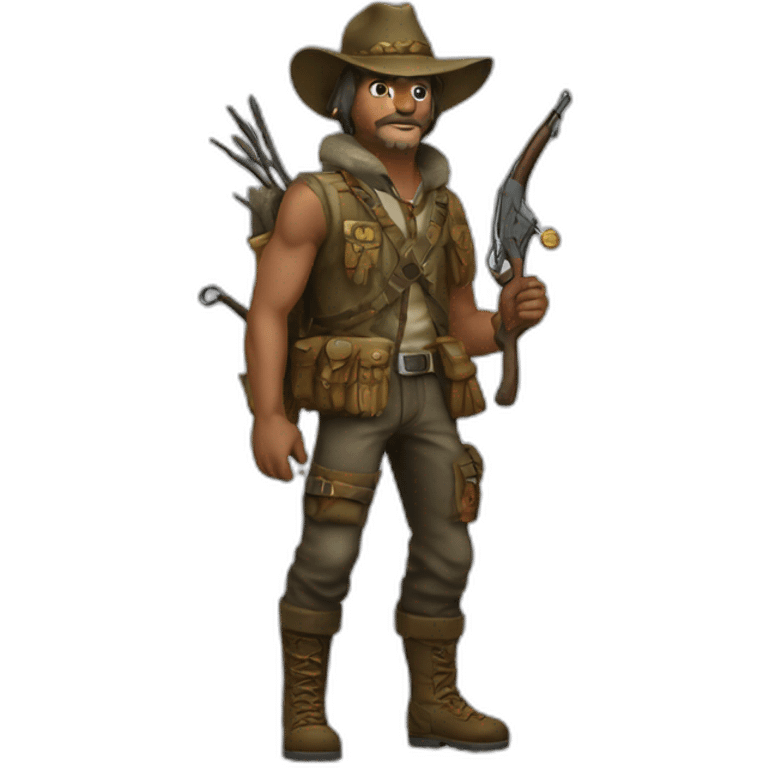 wolf hunter money emoji