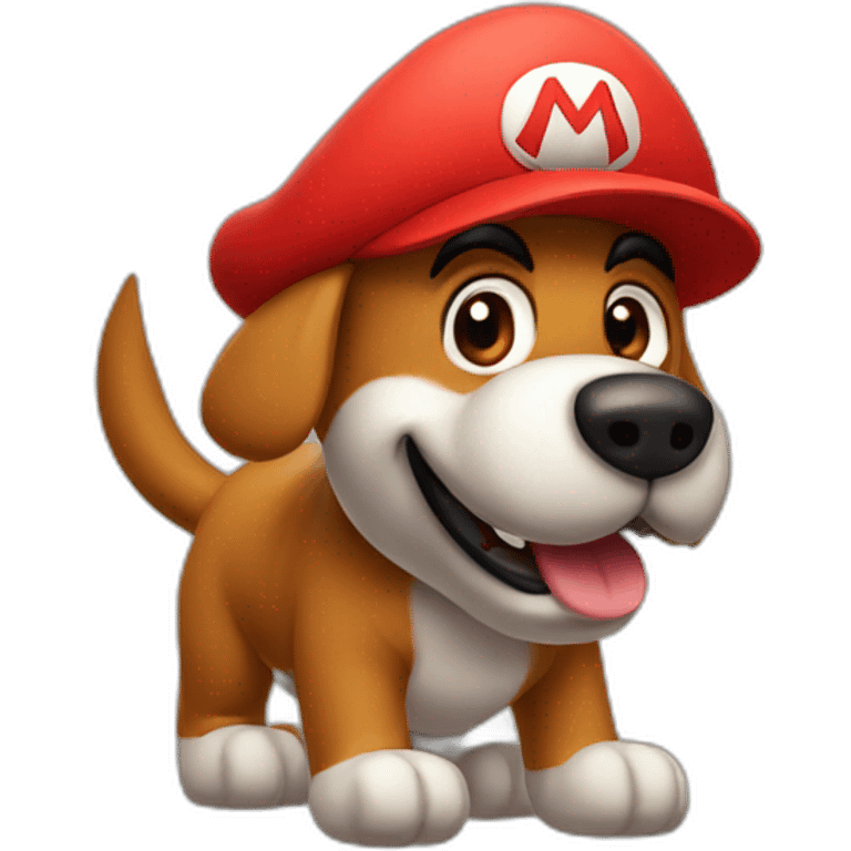 Mario dog emoji