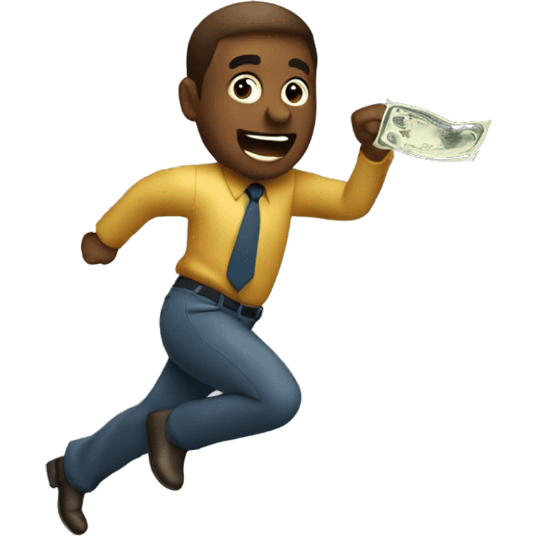 chasing money emoji