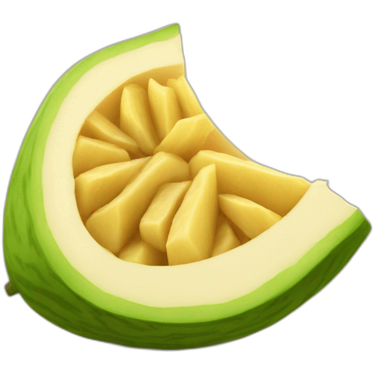 sliced goava emoji