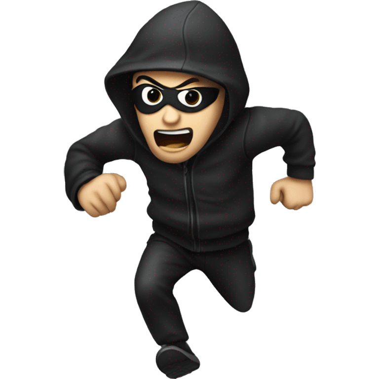 robber run emoji