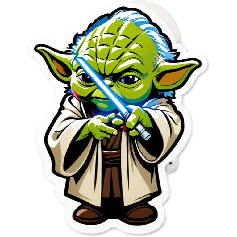 Yoda masters two puppets  emoji