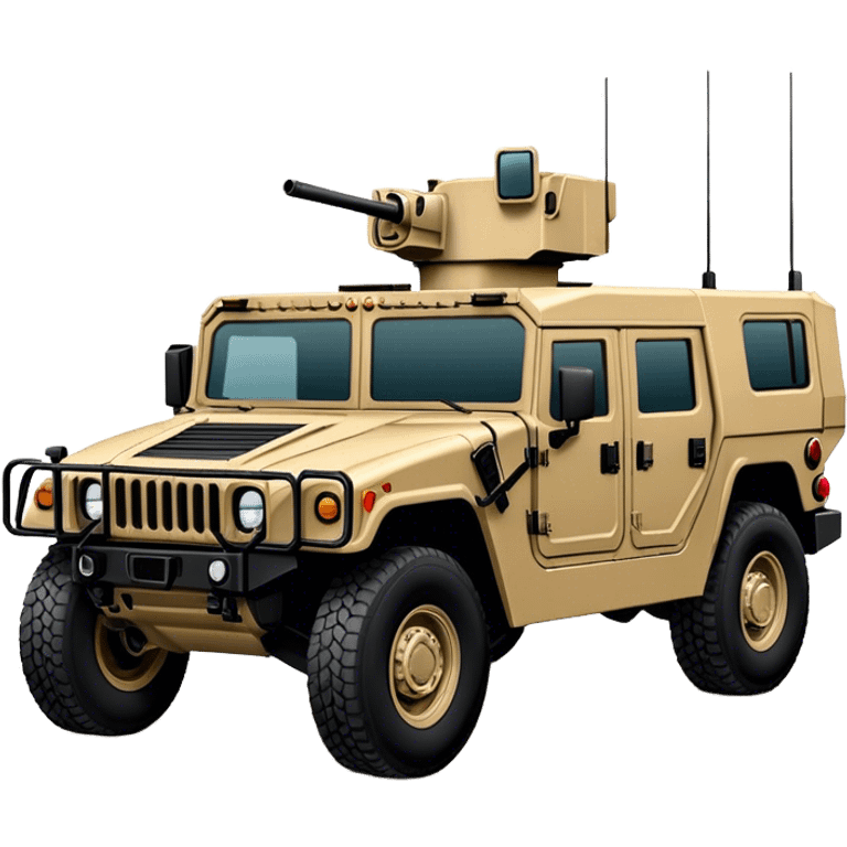 Humvee (HMMWV) (sand colour) emoji