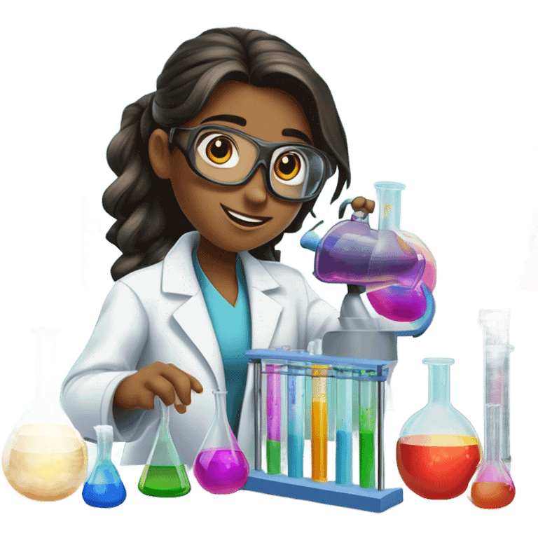 Girl Chemist  emoji