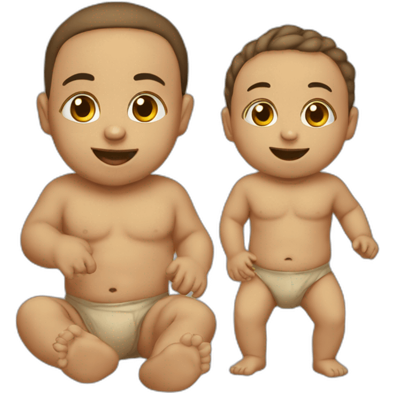 Bebê fazendo legal com a mão emoji