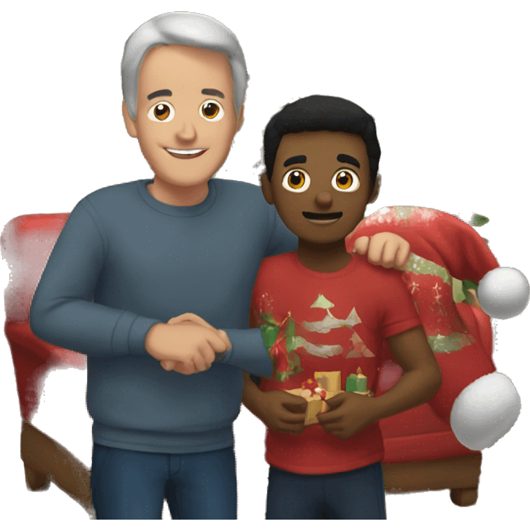 Christmas night  emoji