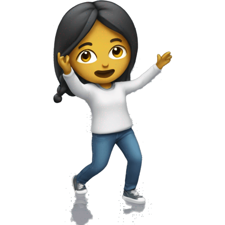 Dab girl emoji