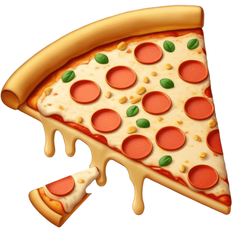 Pizza with gold bars emoji