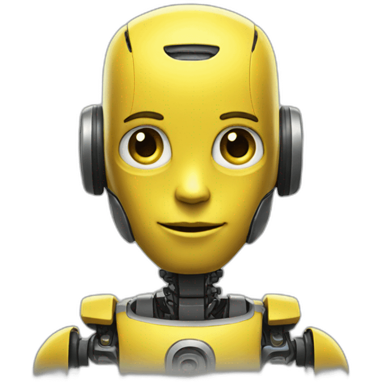 ai boy yellow robot emoji