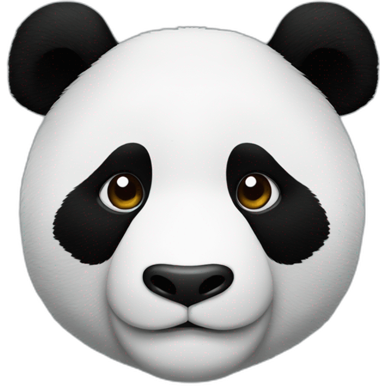 Panda-color is reversed emoji