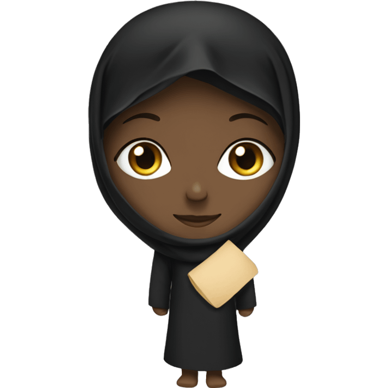 A niqabi girl emoji