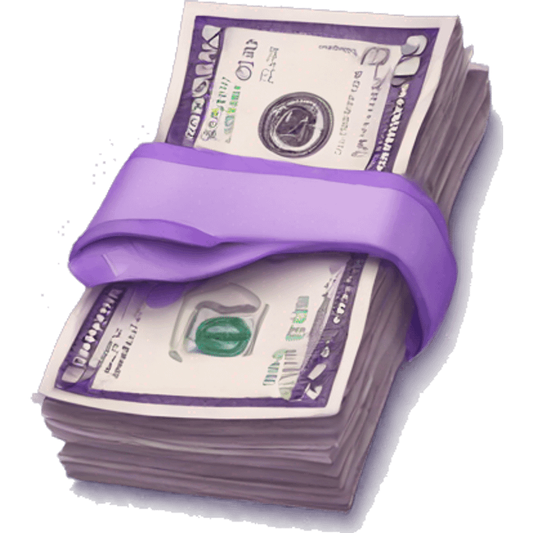 purple money emoji