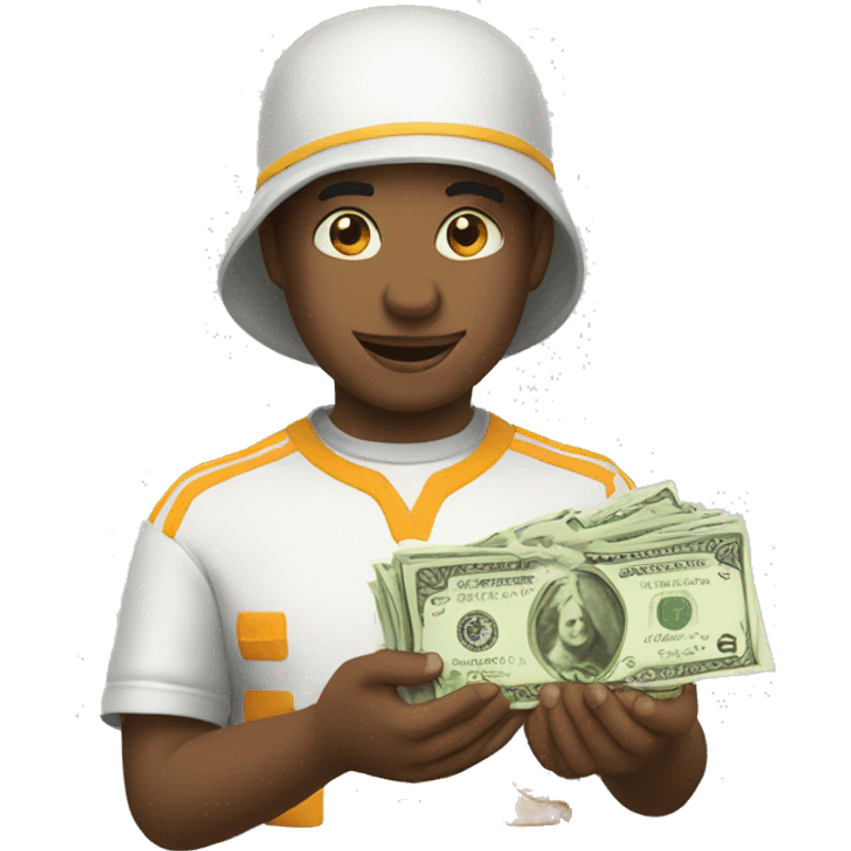 somenone giving money emoji