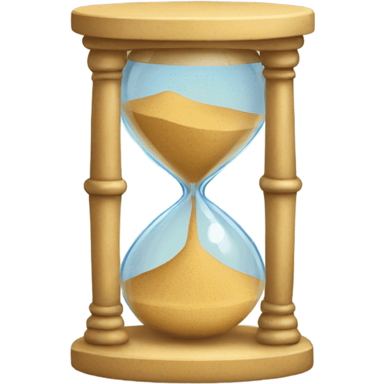 sand clock emoji