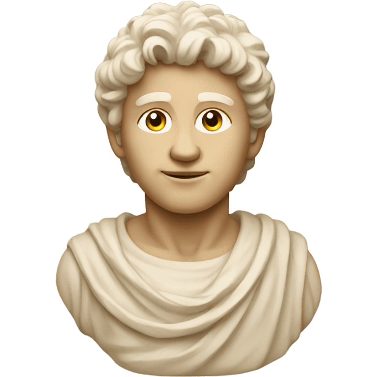 beige statue of david emoji