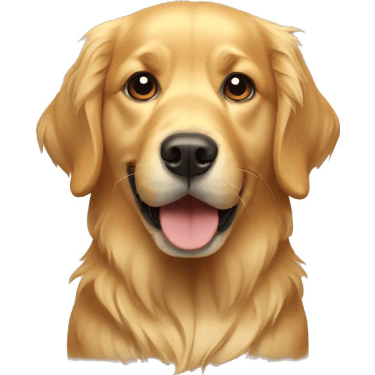 Golden retriever dog  emoji