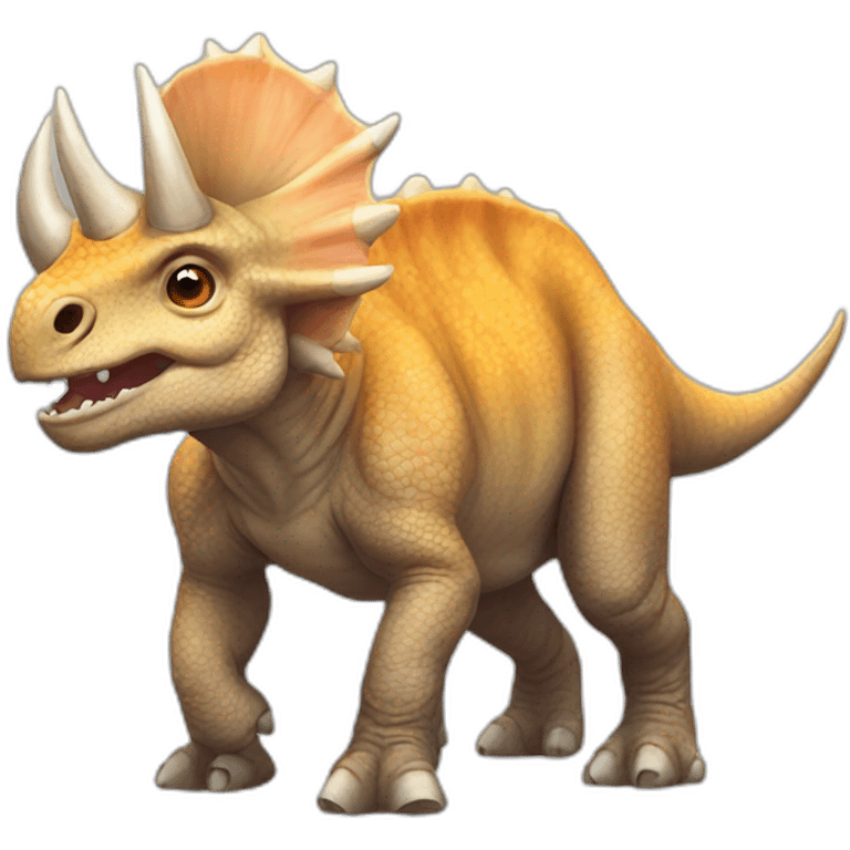 Triceratops emoji