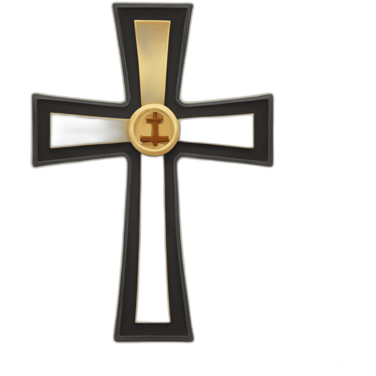 protestant Cross & Ribbon emoji