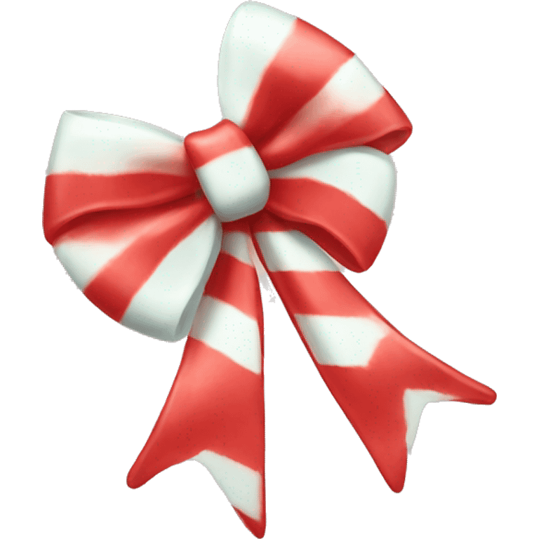  Peppermint bow red emoji